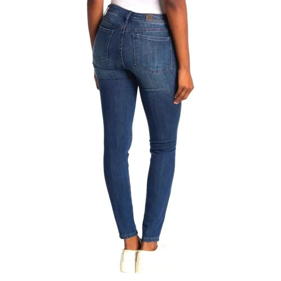 Kut From The Kloth Jeans Toothpick Skinny Stretch Size 8 P - Picture 2 of 8